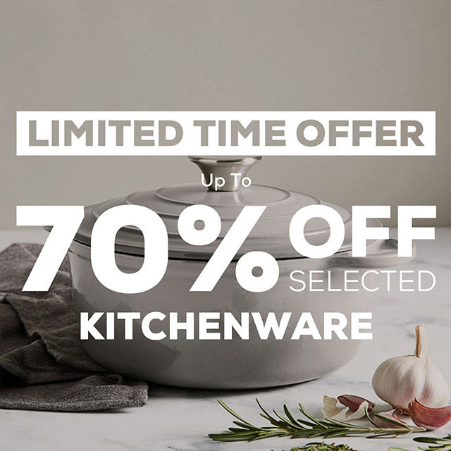 Up To 70% Off Selected Kitchenware