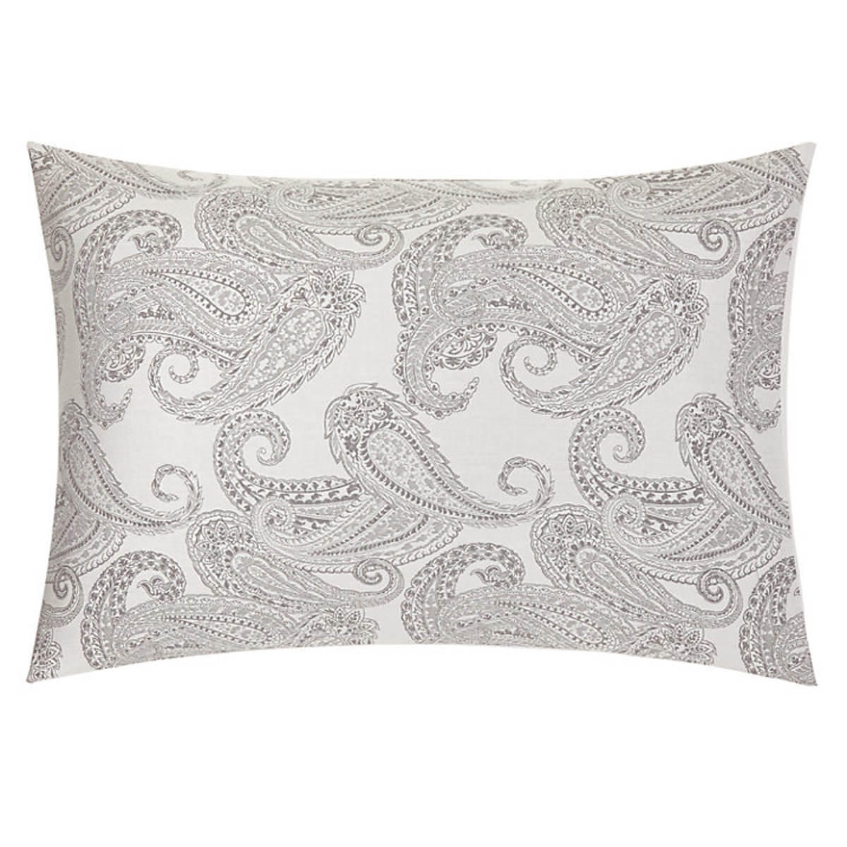 Paisley Cotton Coordinated Bedding Grey