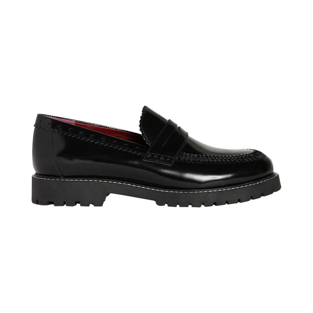 CLAUDIE PIERLOT Amoureuse Leather Loafers