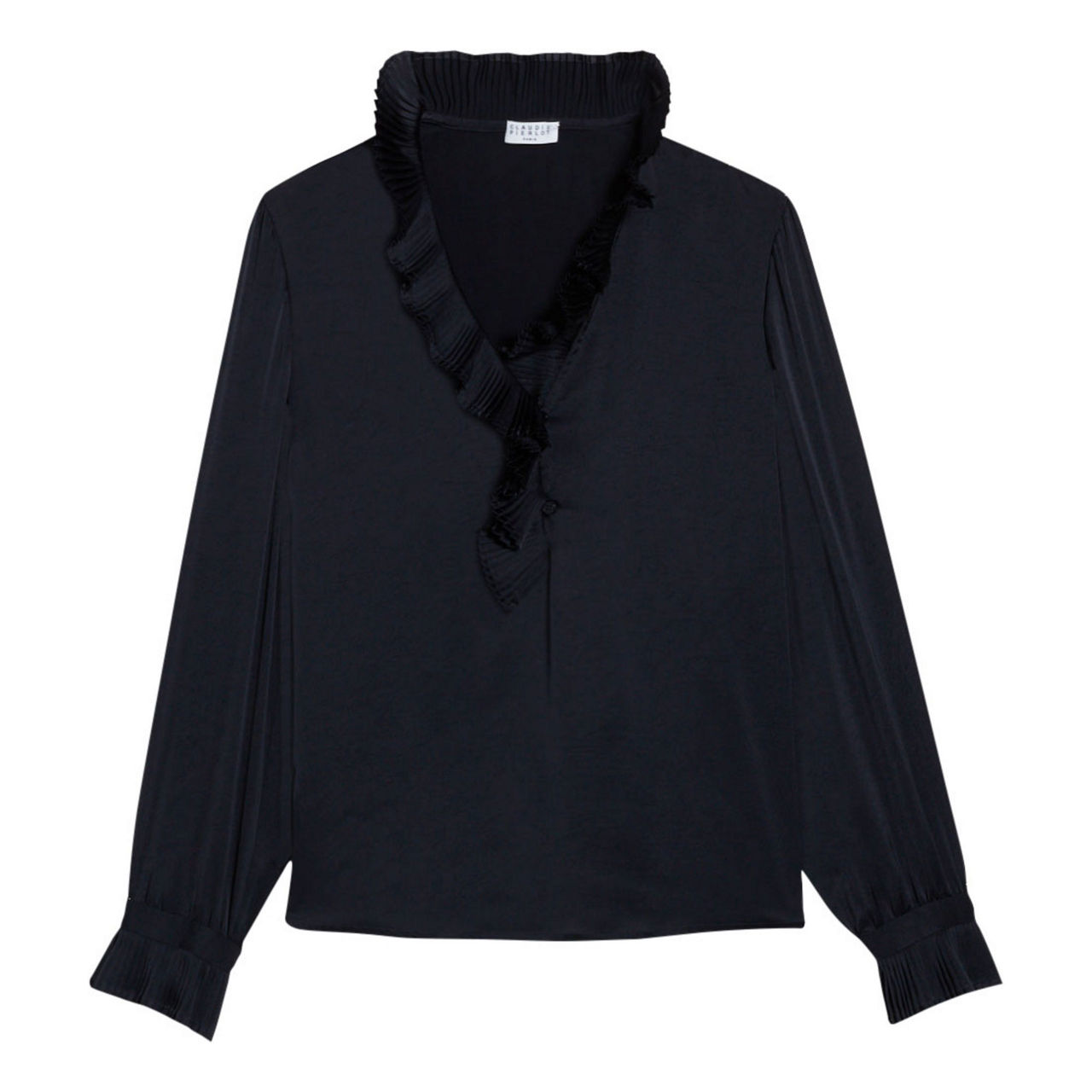 CLAUDIE PIERLOT Bonaire Ruffled Blouse