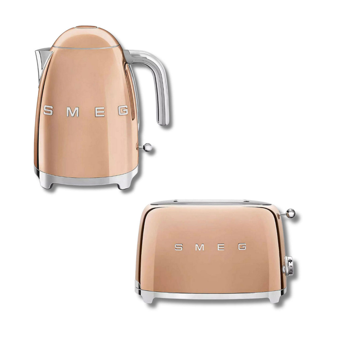 Smeg Basic Electric Metallic Tea Kettle  Smeg, Rose gold kitchen, Electric  kettle