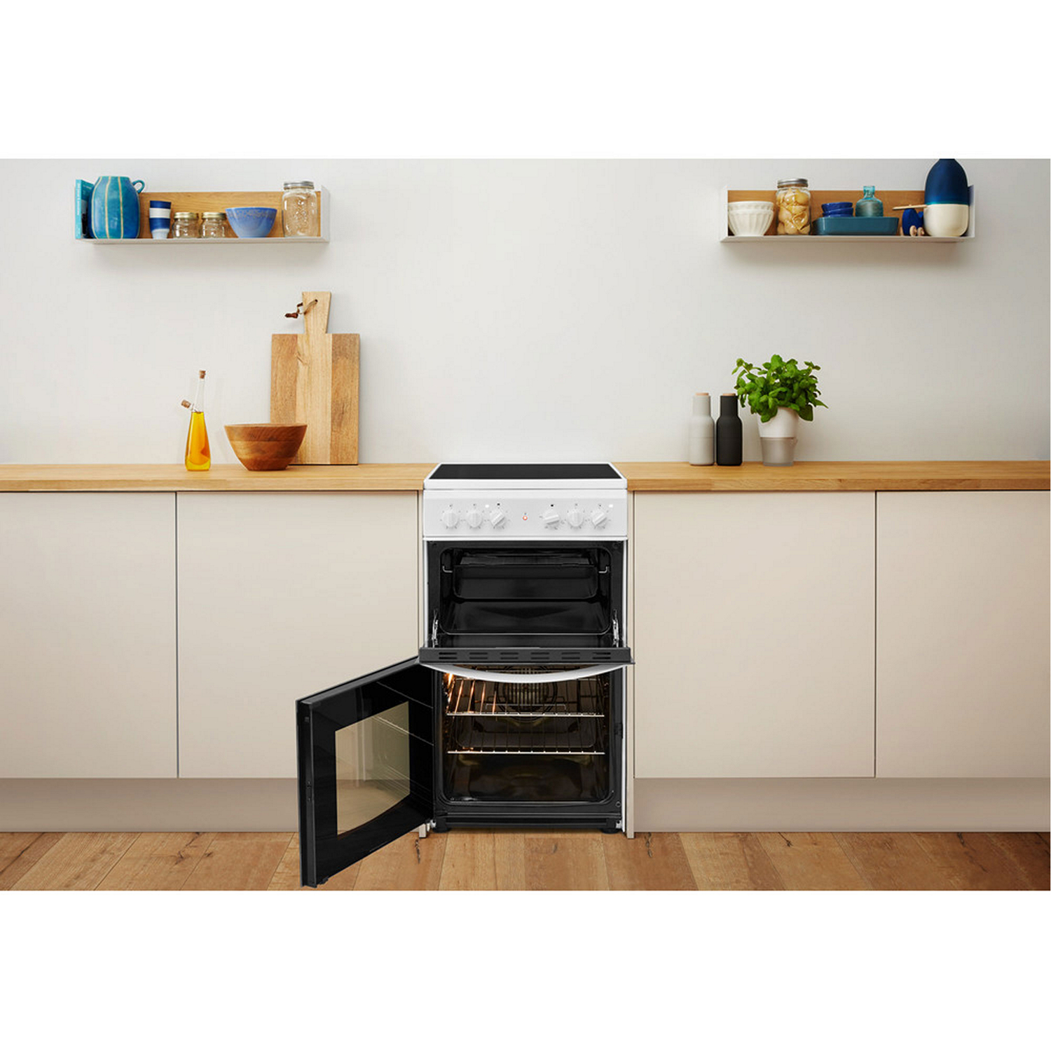 Indesit 50cm Electric Twin Cooker