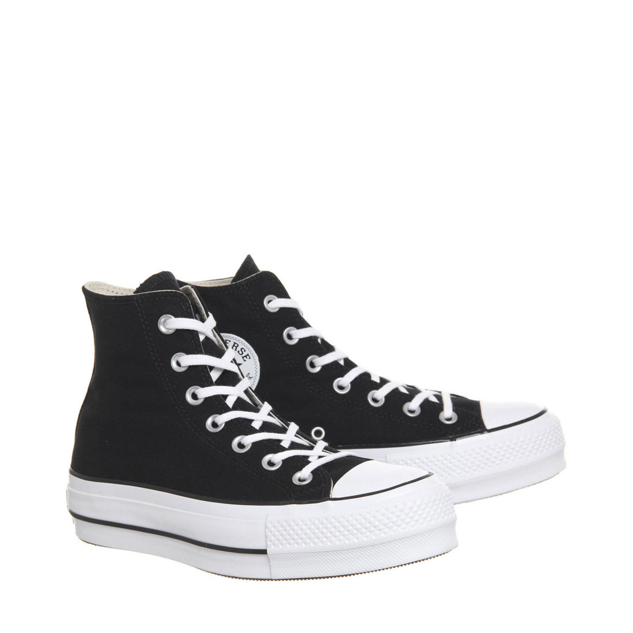 CONVERSE All Star Platform High Tops Black