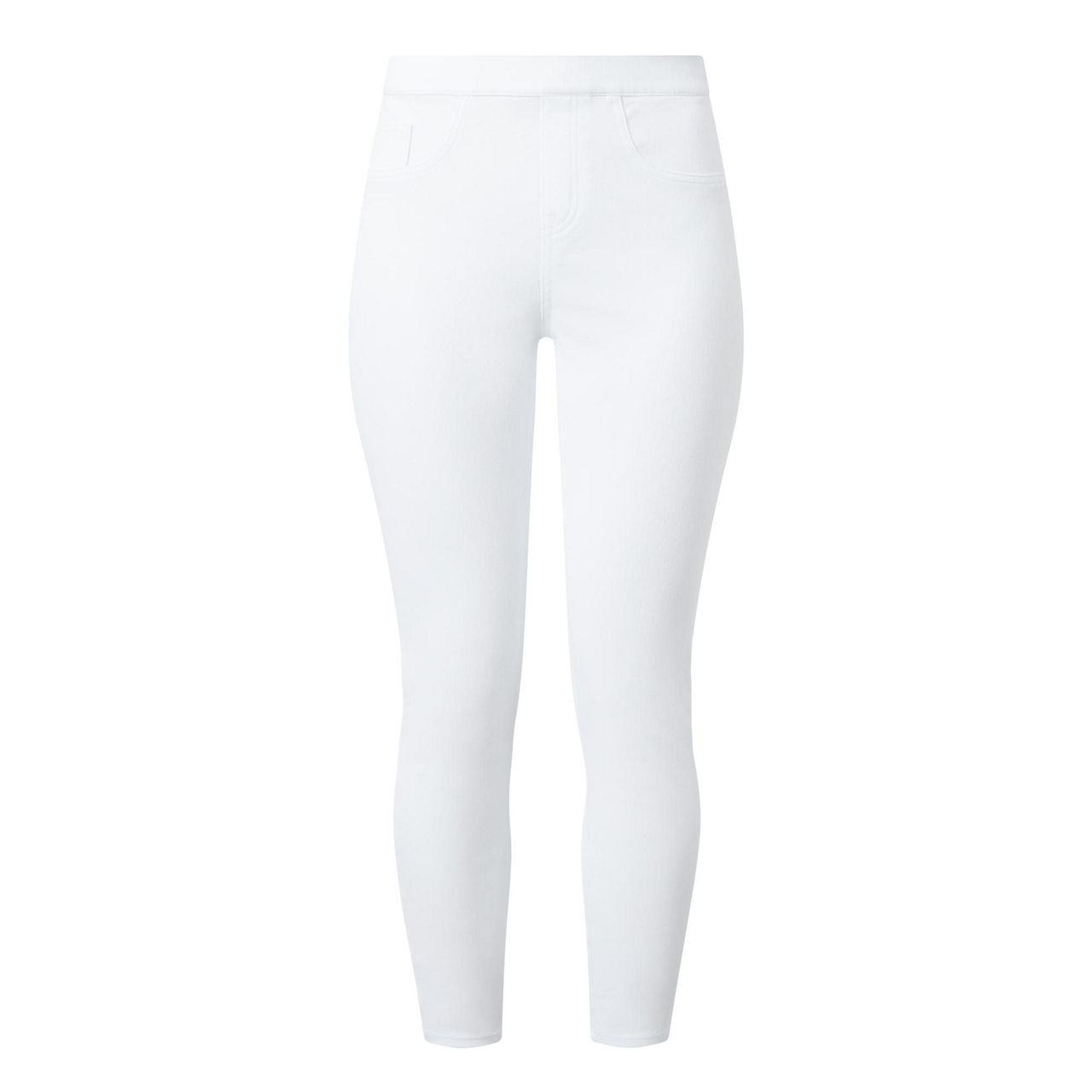 SPANX, Pants & Jumpsuits, Spanxjeanish Ankle Leggings White Jeans Jegging