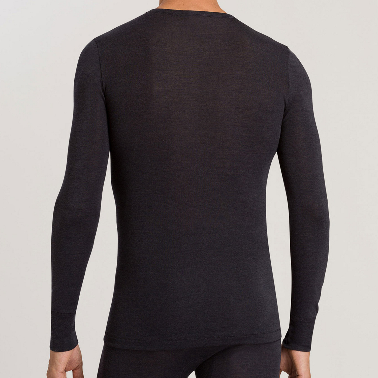 Wool-Silk Long Sleeve T-Shirt