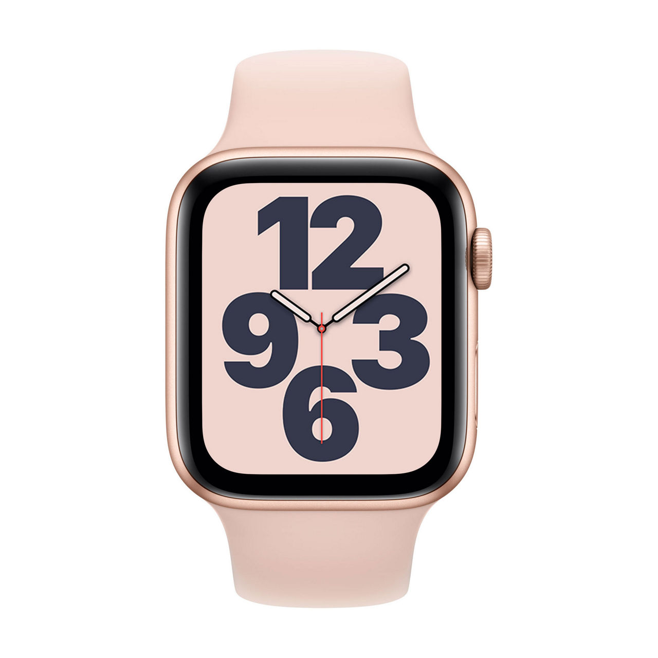 Apple watch gold aluminium case with pink sand sport band best sale