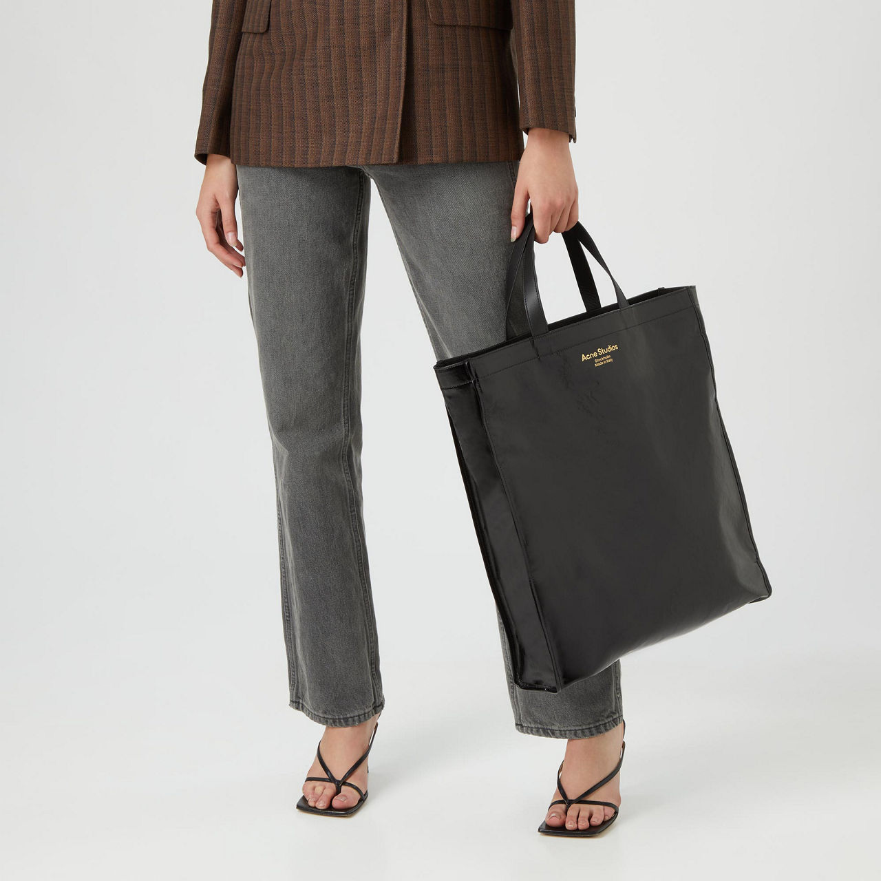 ACNE STUDIOS Audrey Coated Canvas Tote