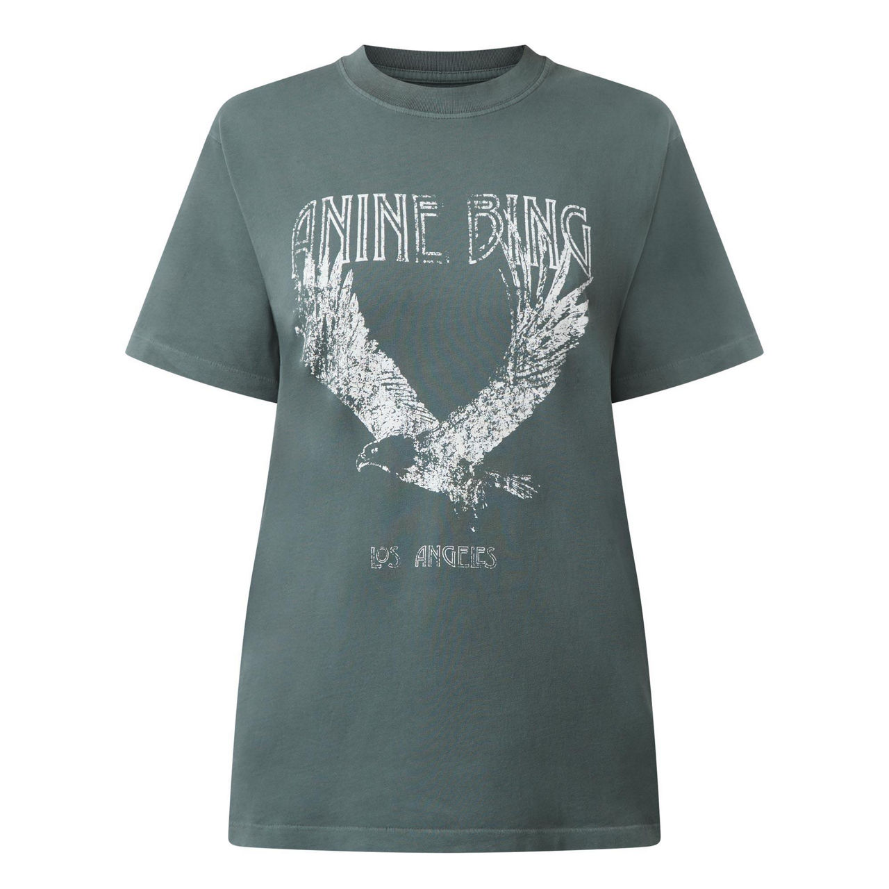 ANINE BING Lili Eagle Logo T Shirt