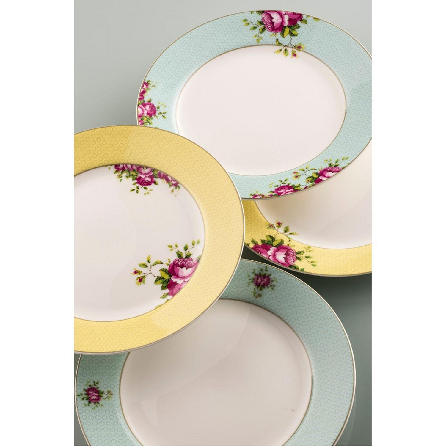 Archive Rose Plates (Set of 4)