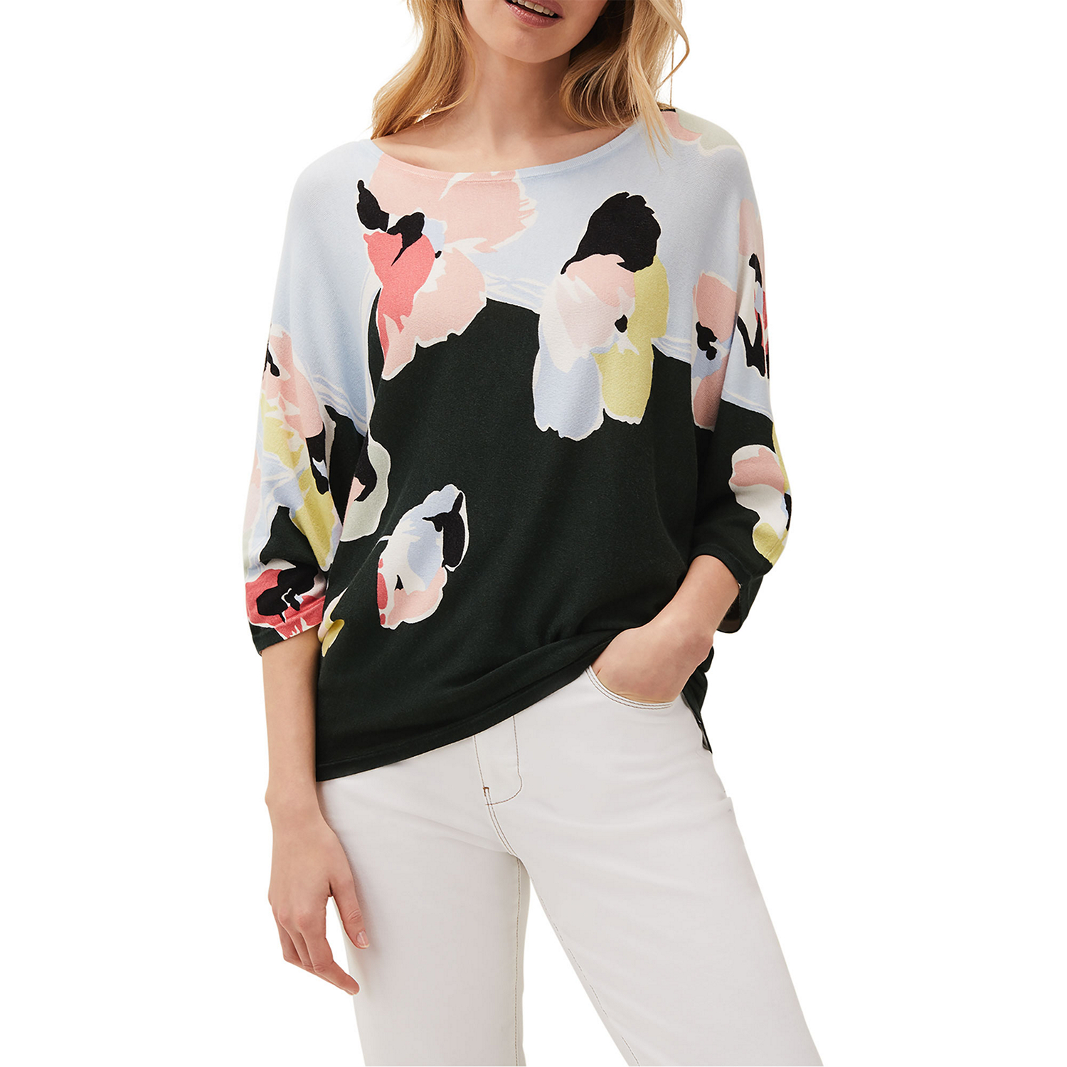 Aretha Floral Knit Sweater