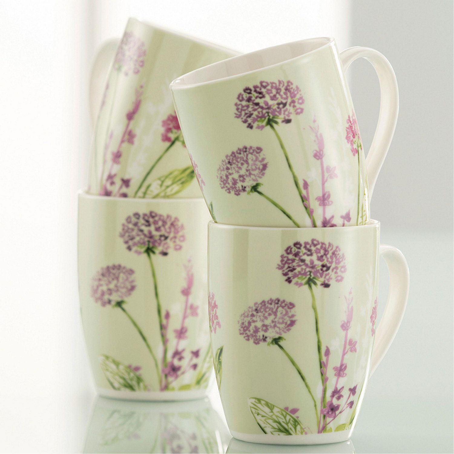 Floral Spree Mug Set of 4