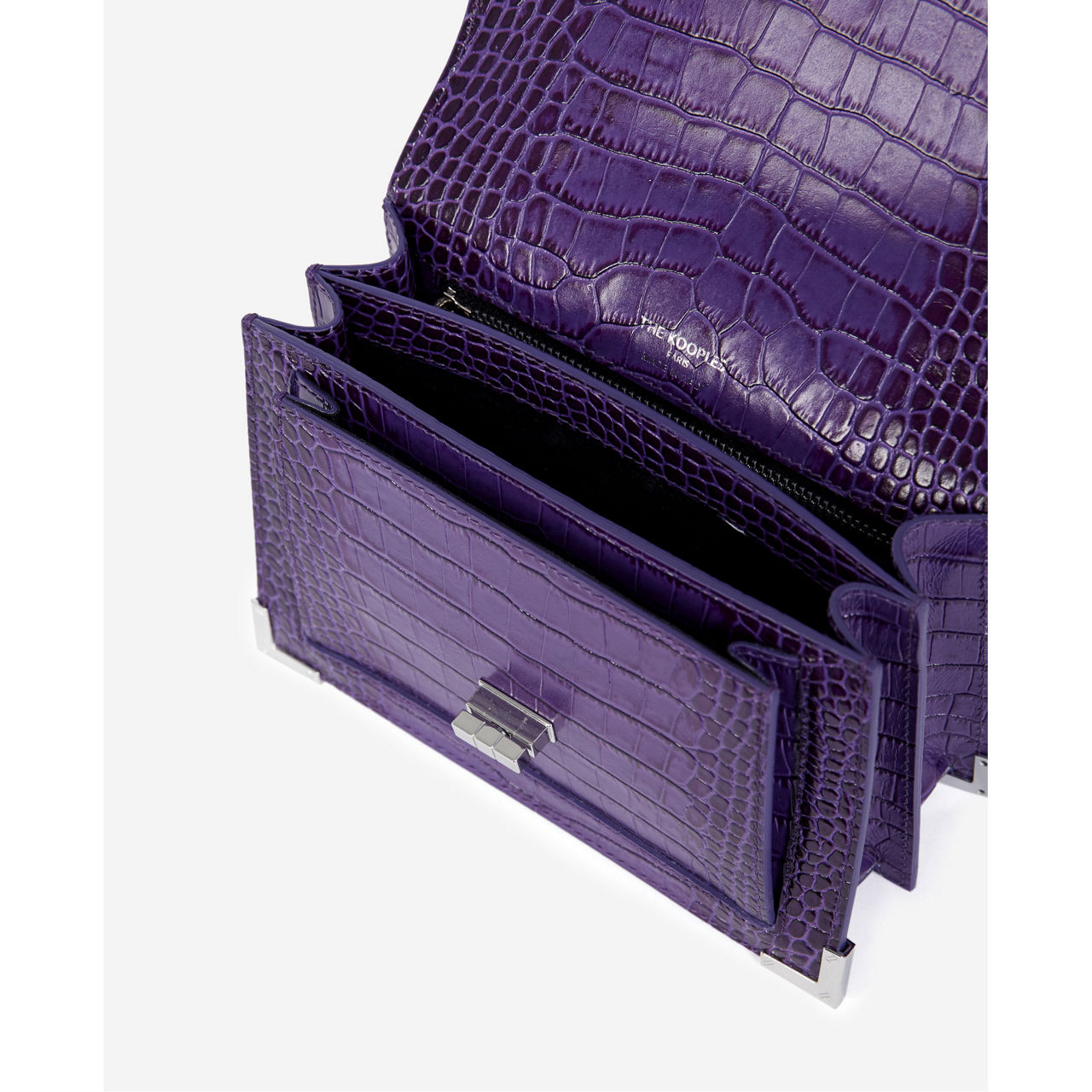 THE KOOPLES Small Croc Effect Emily Bag