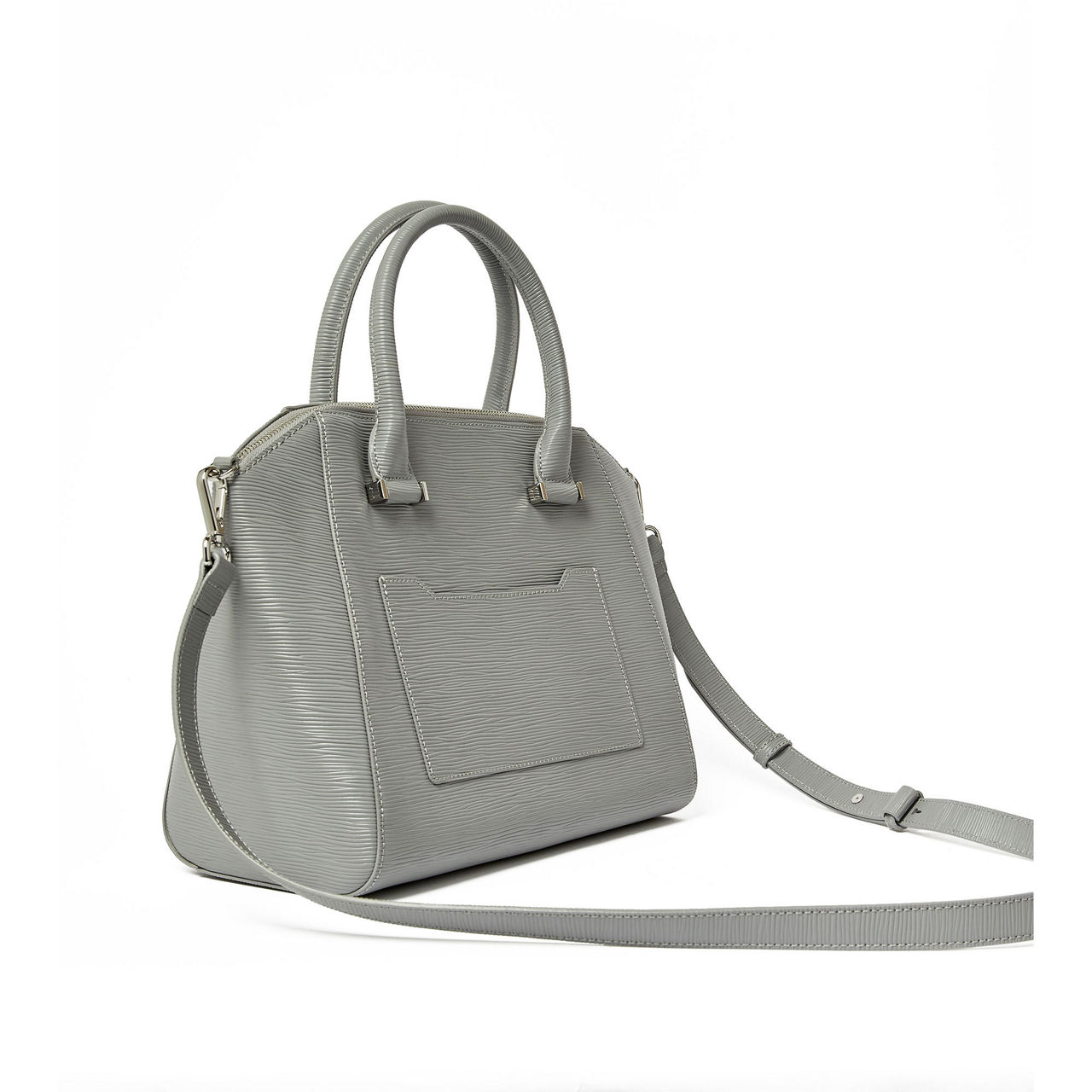 TED BAKER Daryyl Leather Tote Bag MID GREY