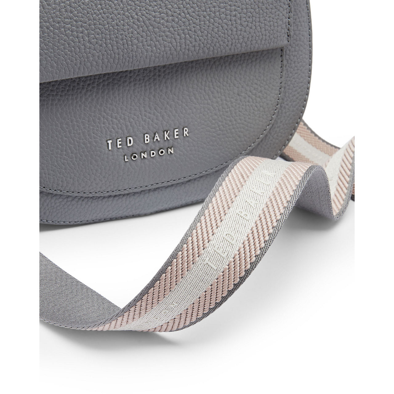 TED BAKER Amali Webbing Strap Bag GREY