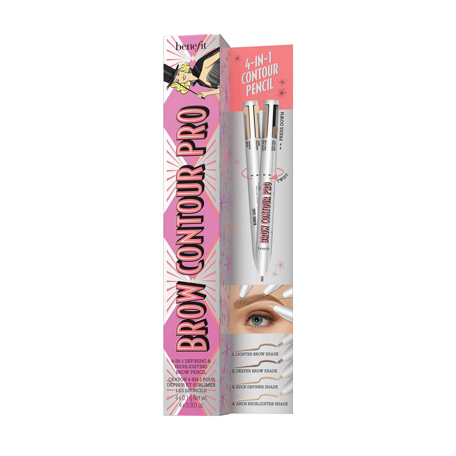 Brow Contour Pro 4-In-1 Defining & Highlighting Brow Pencil