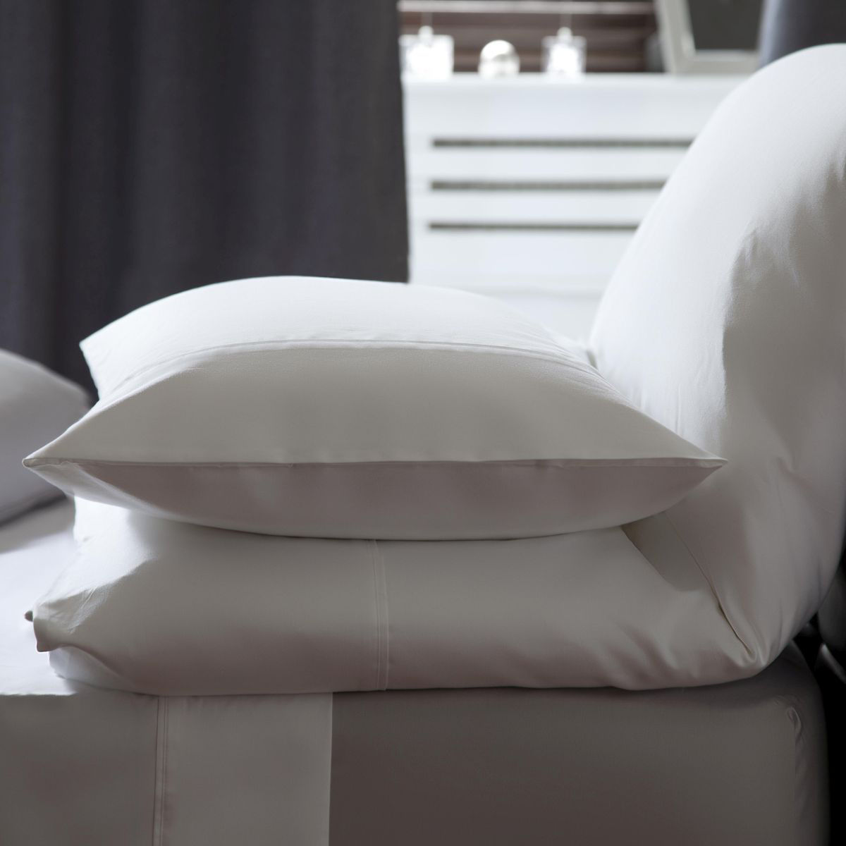 Premium 500 Thread Count Oxford Pillowcase White