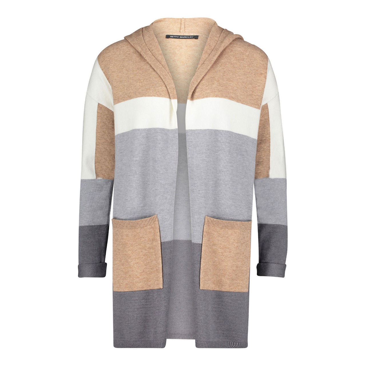 Striped hooded cardigan sale