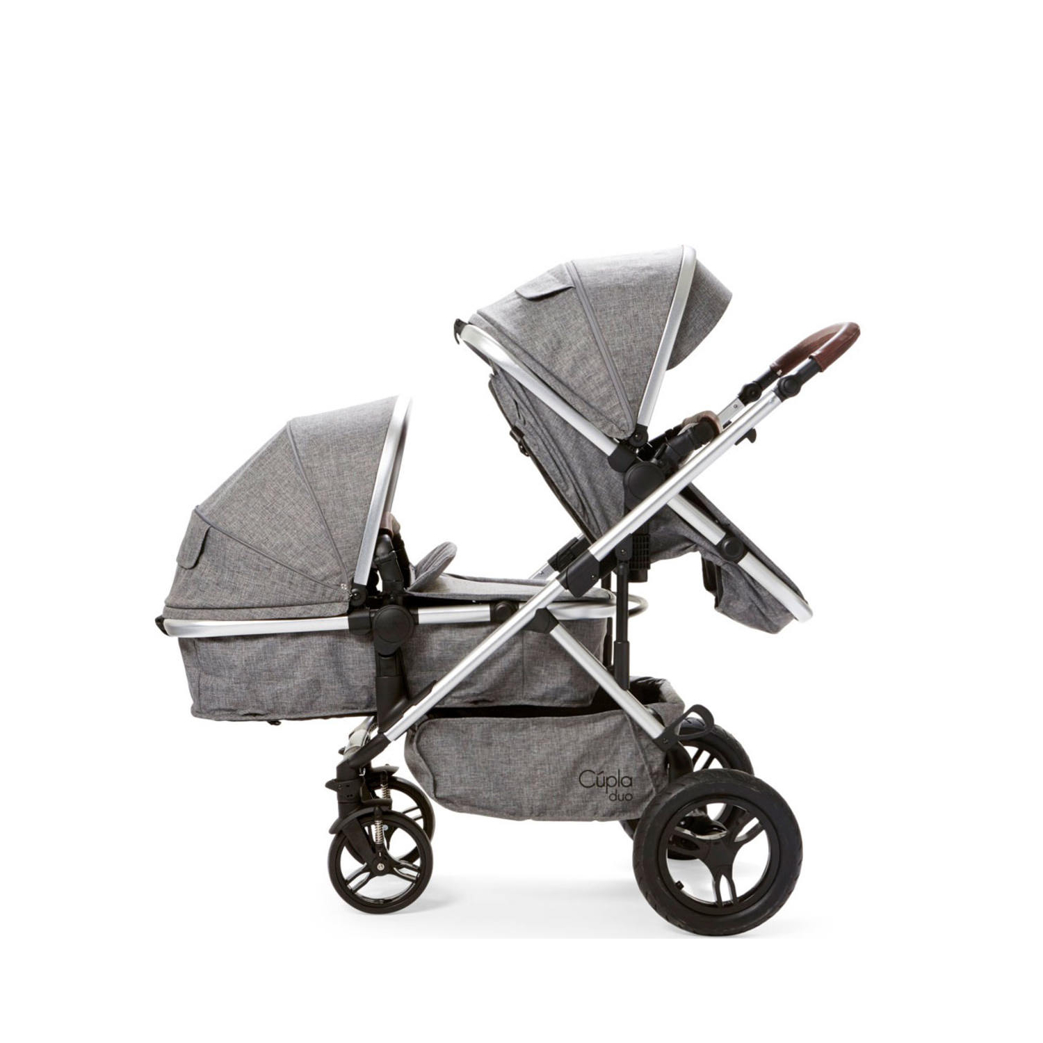 Cupla D Push Chair Seat Grey