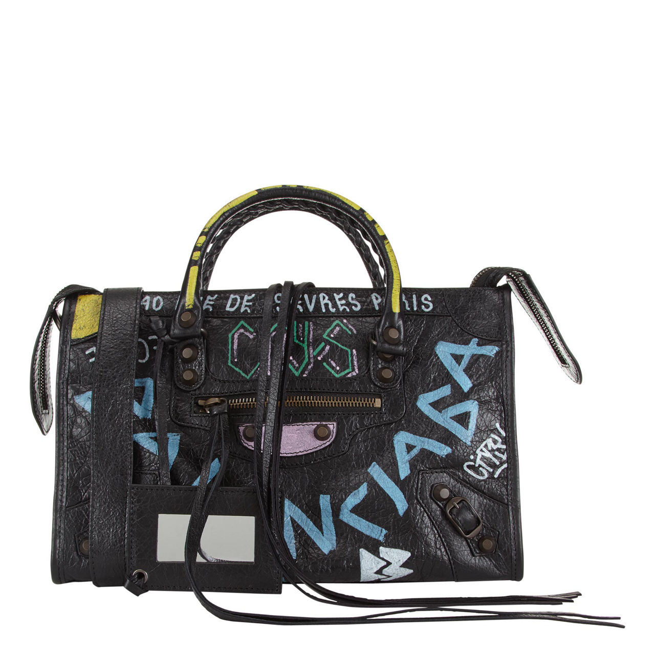 Balenciaga bag graffiti sale