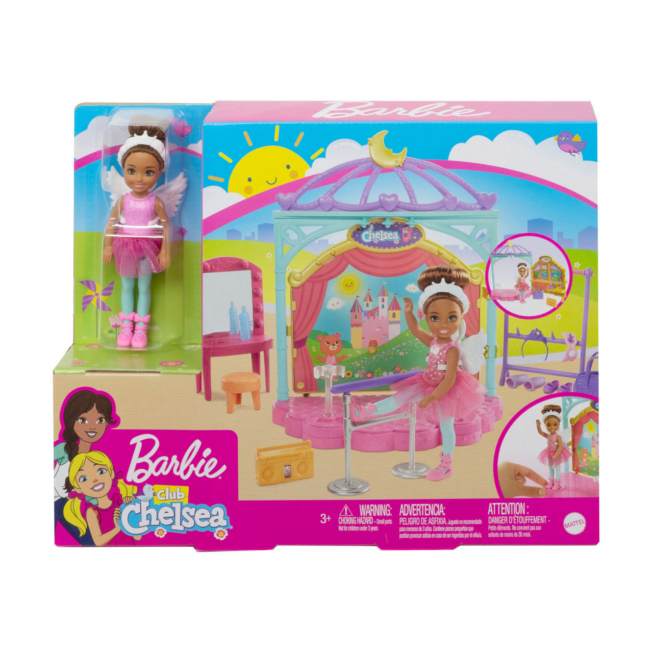 BARBIE Barbie Club Chelsea Ballet Play Set