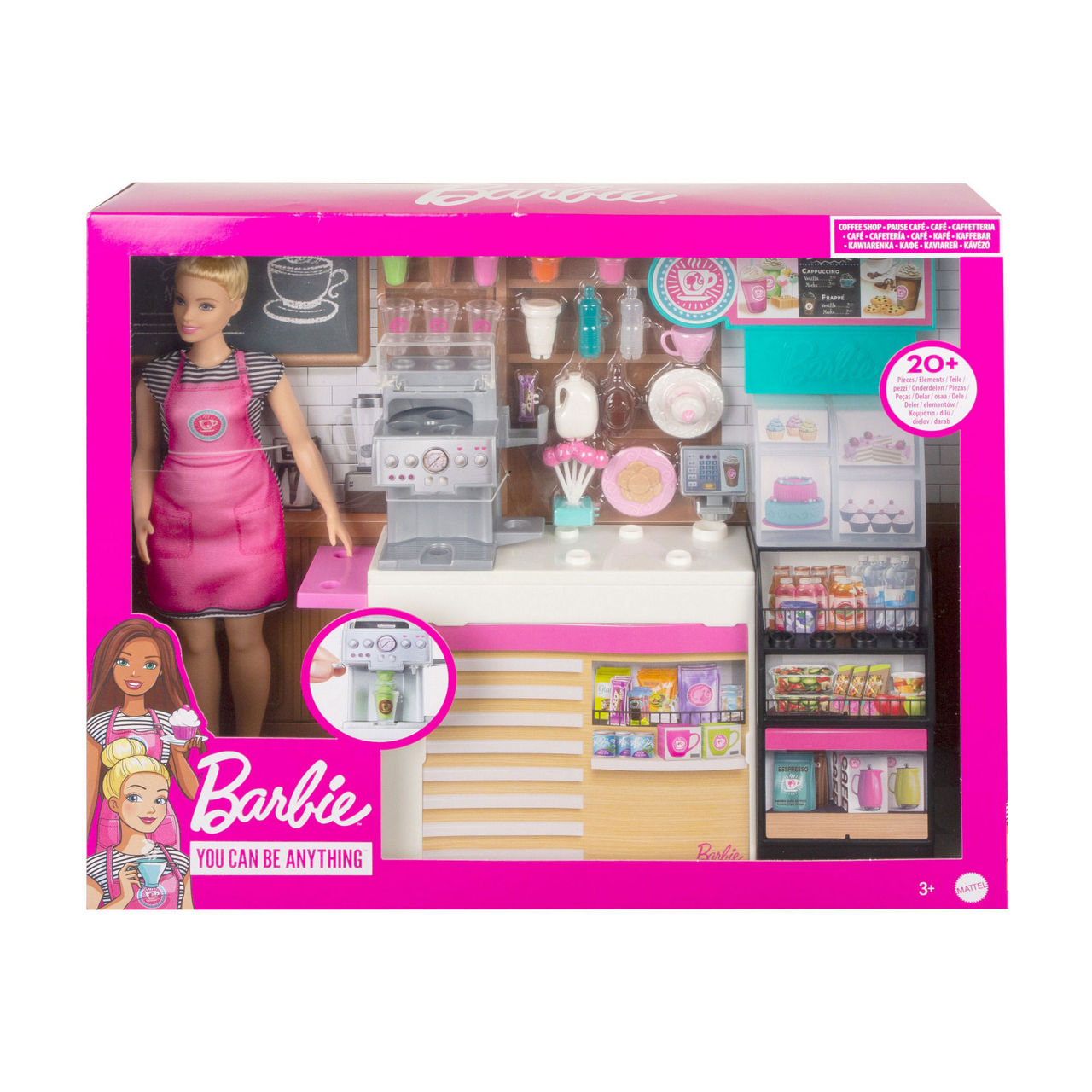 Barbie 2025 coffee playset