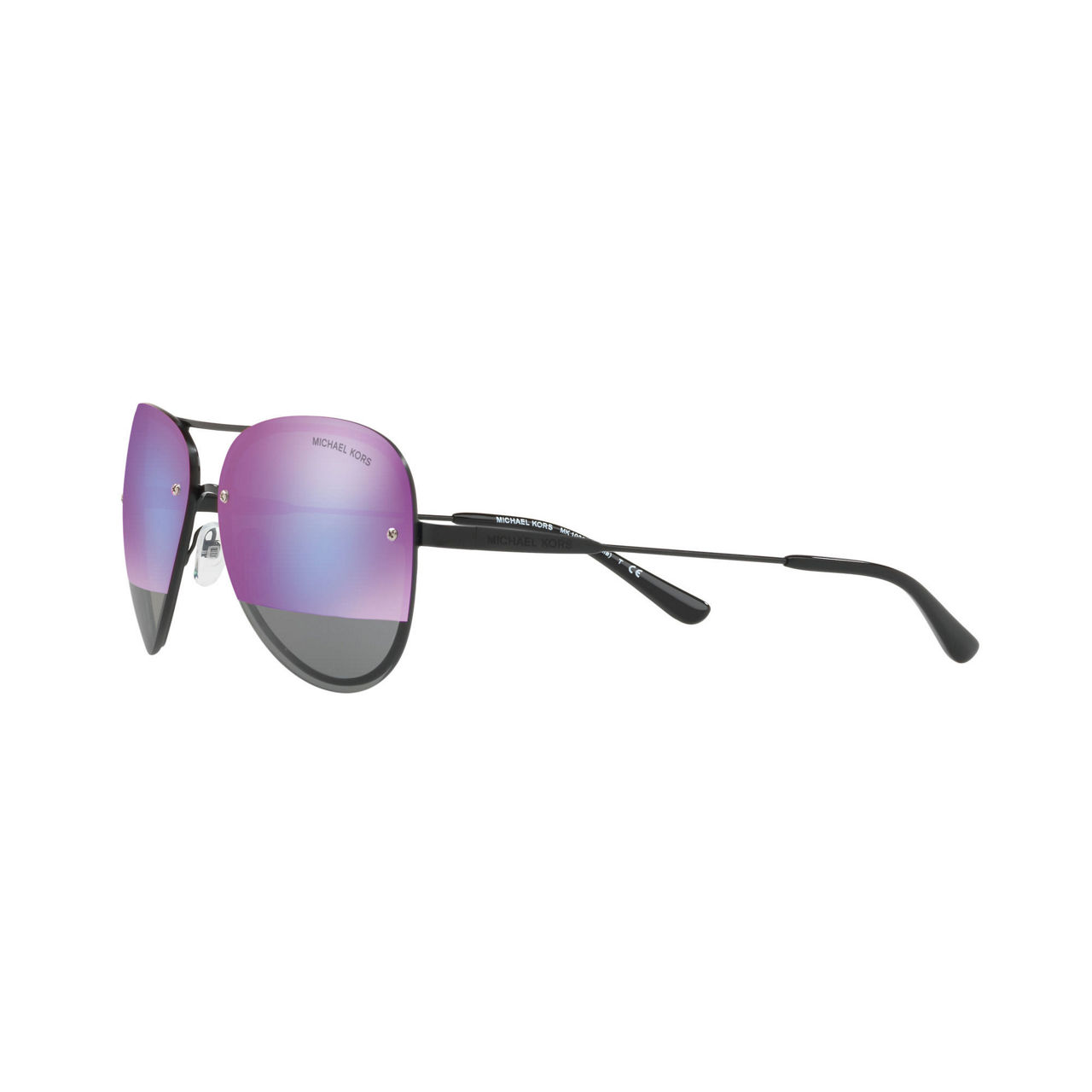 MICHAEL KORS Black La Jolla Aviator Sunglasses