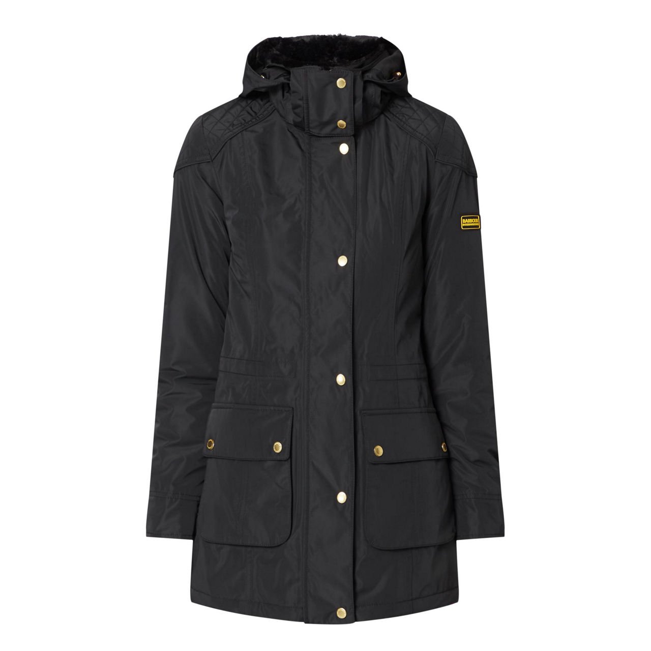 Barbour international shop garrison jacket black