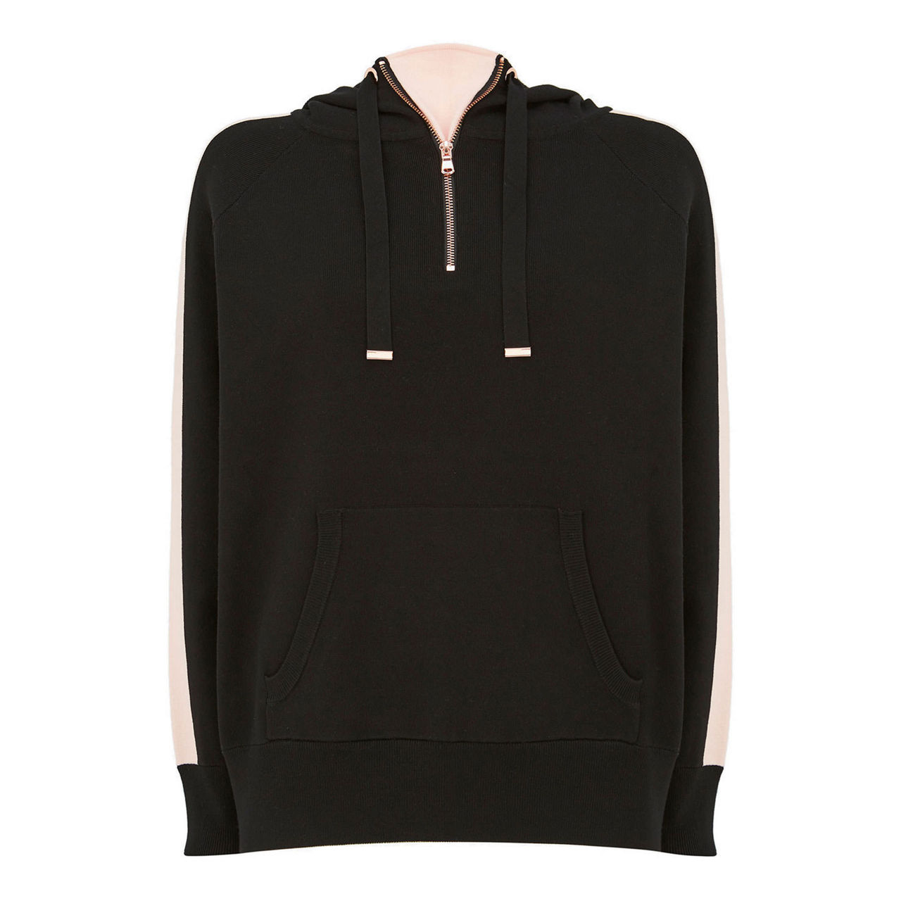 Mint velvet knitted hoodie sale