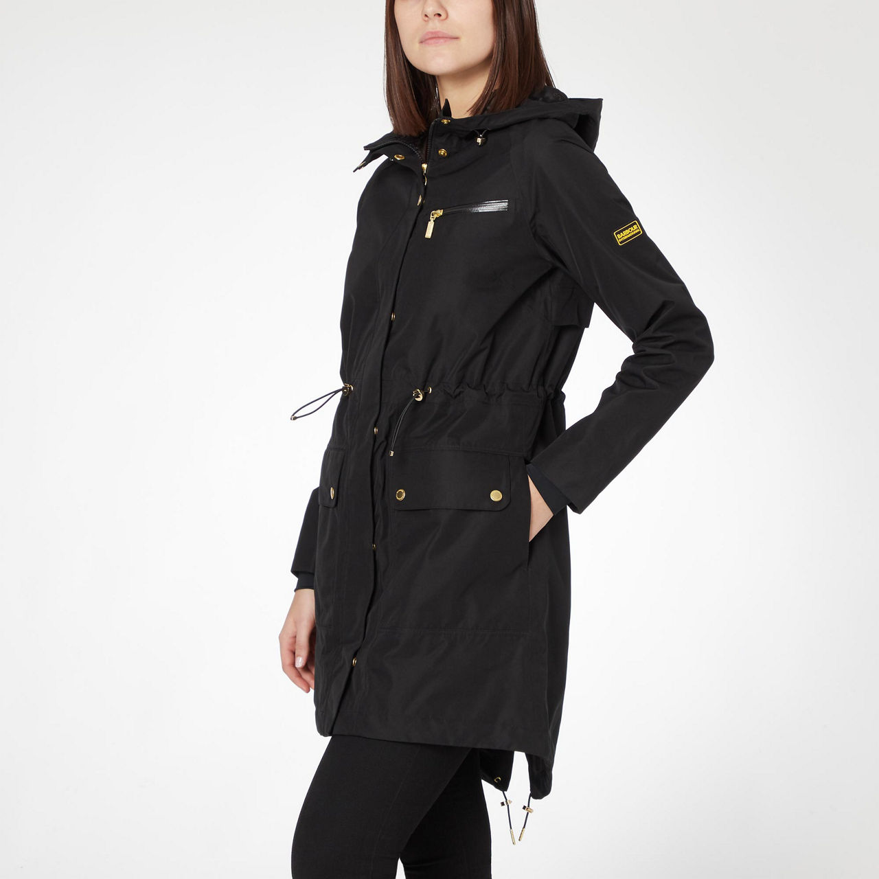 Barbour international zone waterproof parka jacket on sale