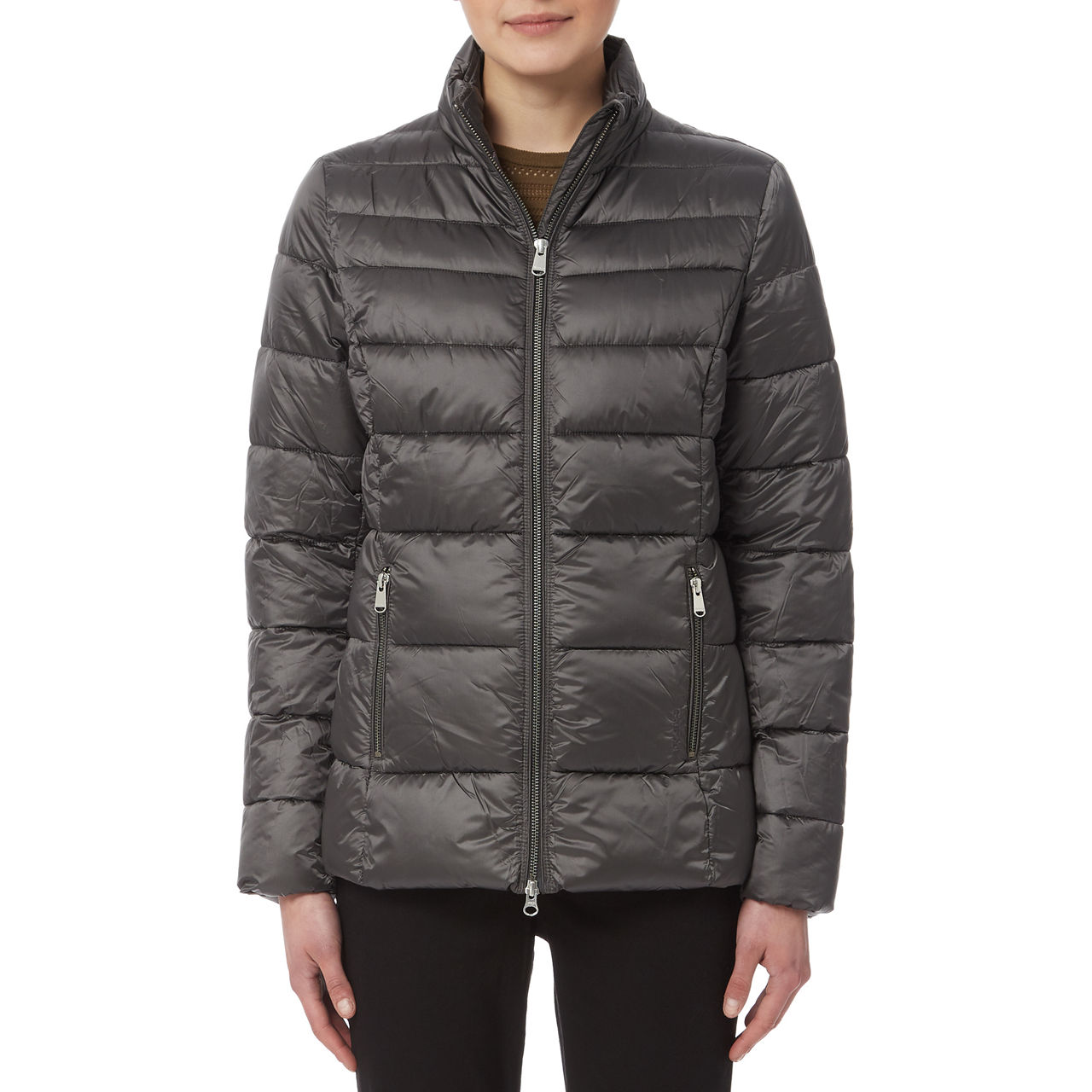 BARBOUR Lawers Quilted Jacket Grey