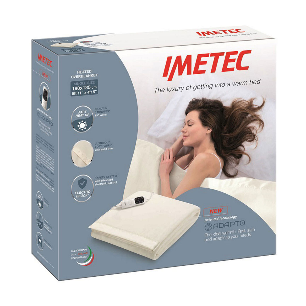 IMETEC Electric Blanket Adapto Single