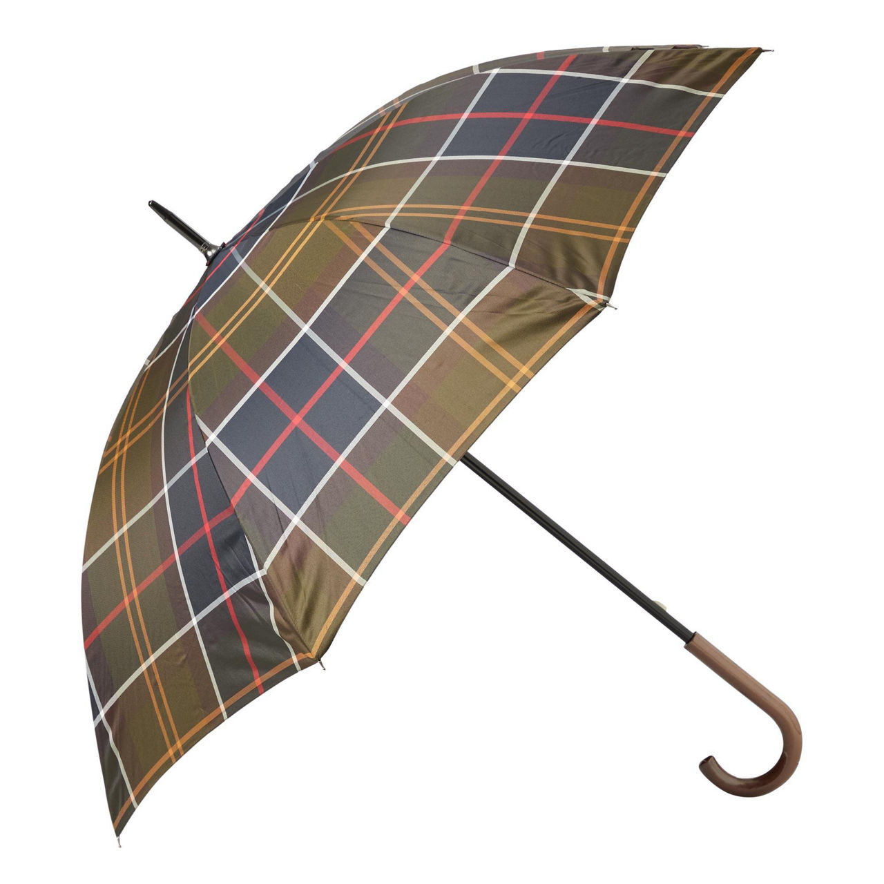 Barbour tartan telescopic umbrella hotsell