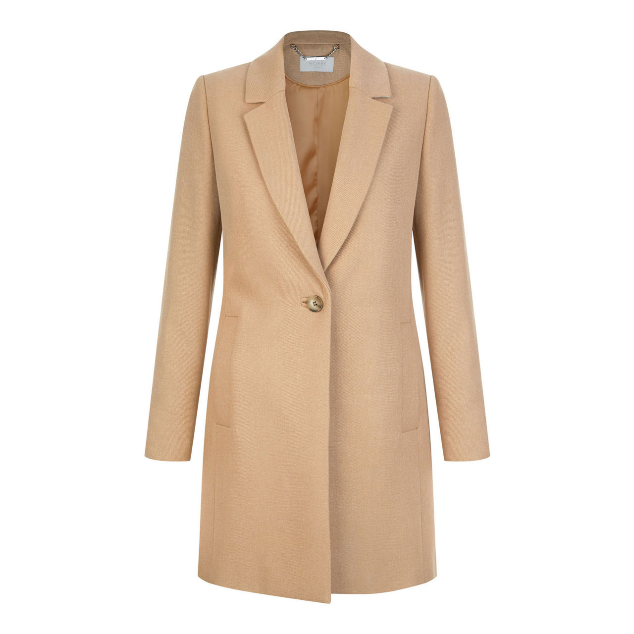 Hobbs tilda coat outlet camel size 10