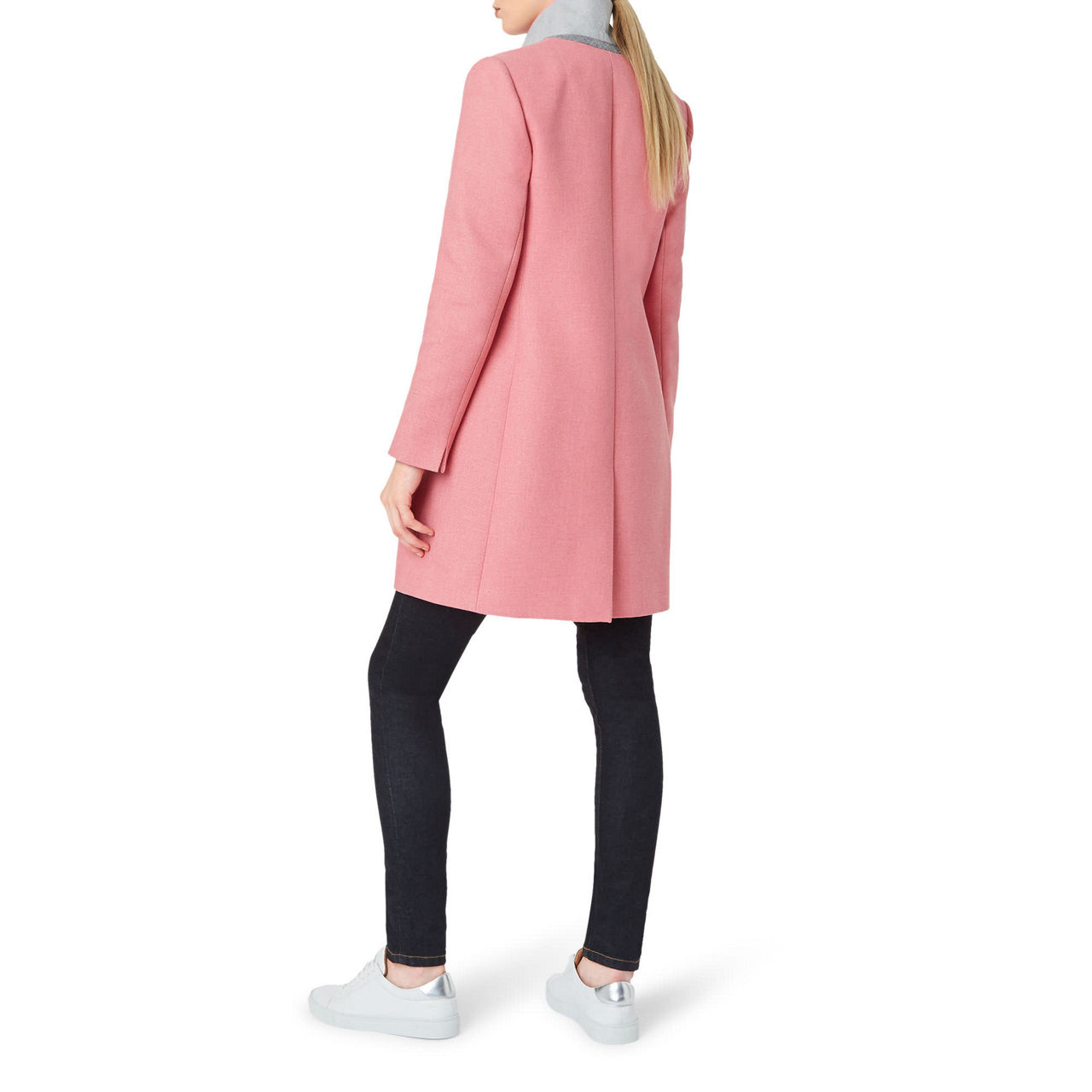 HOBBS Camellia Coat BUBBLEGUM PINK