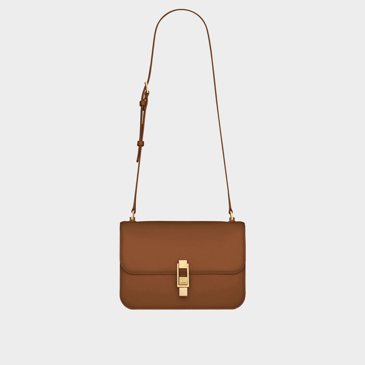 Carre satchel store in smooth leather