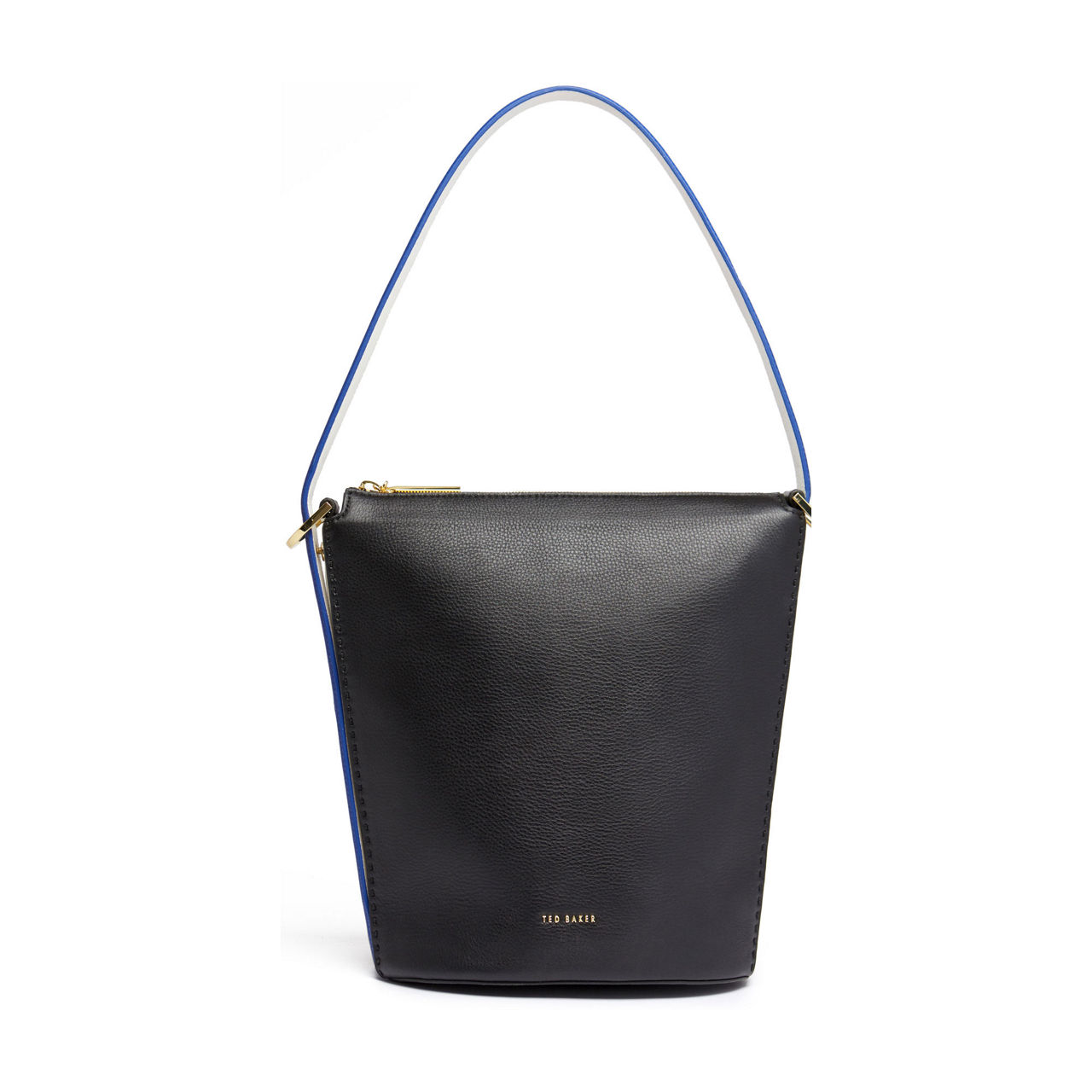 Endora leather best sale shoulder bucket bag