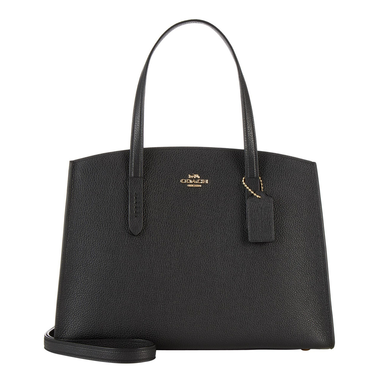 Coach black charlie online carryall