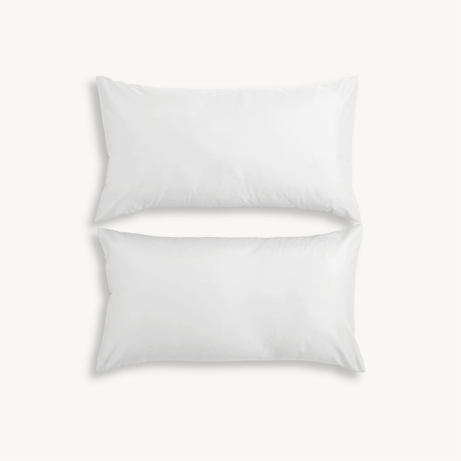 400 Thread Count Sateen King Pillowcase Pair White