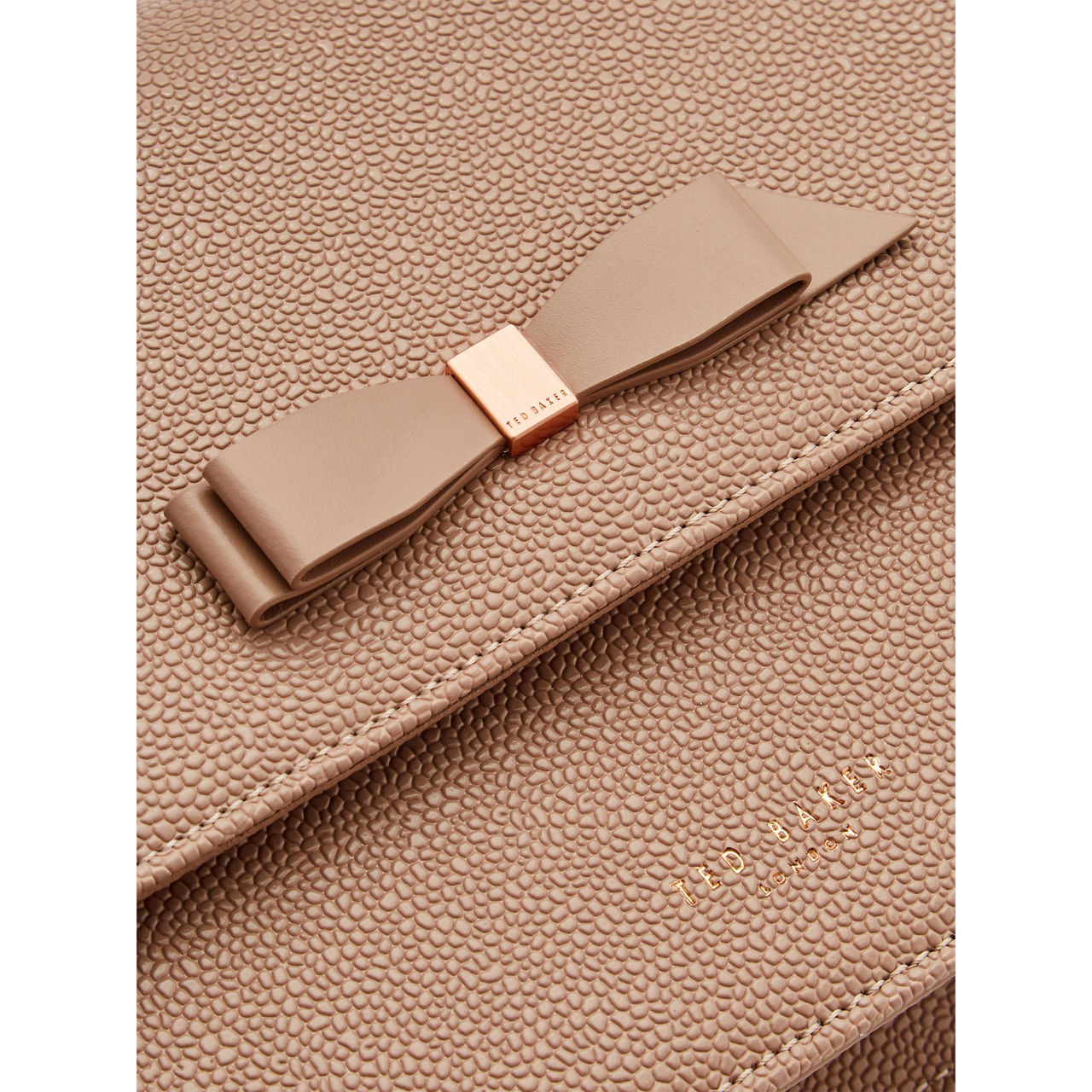 Joanaa bow detail online leather cross body bag