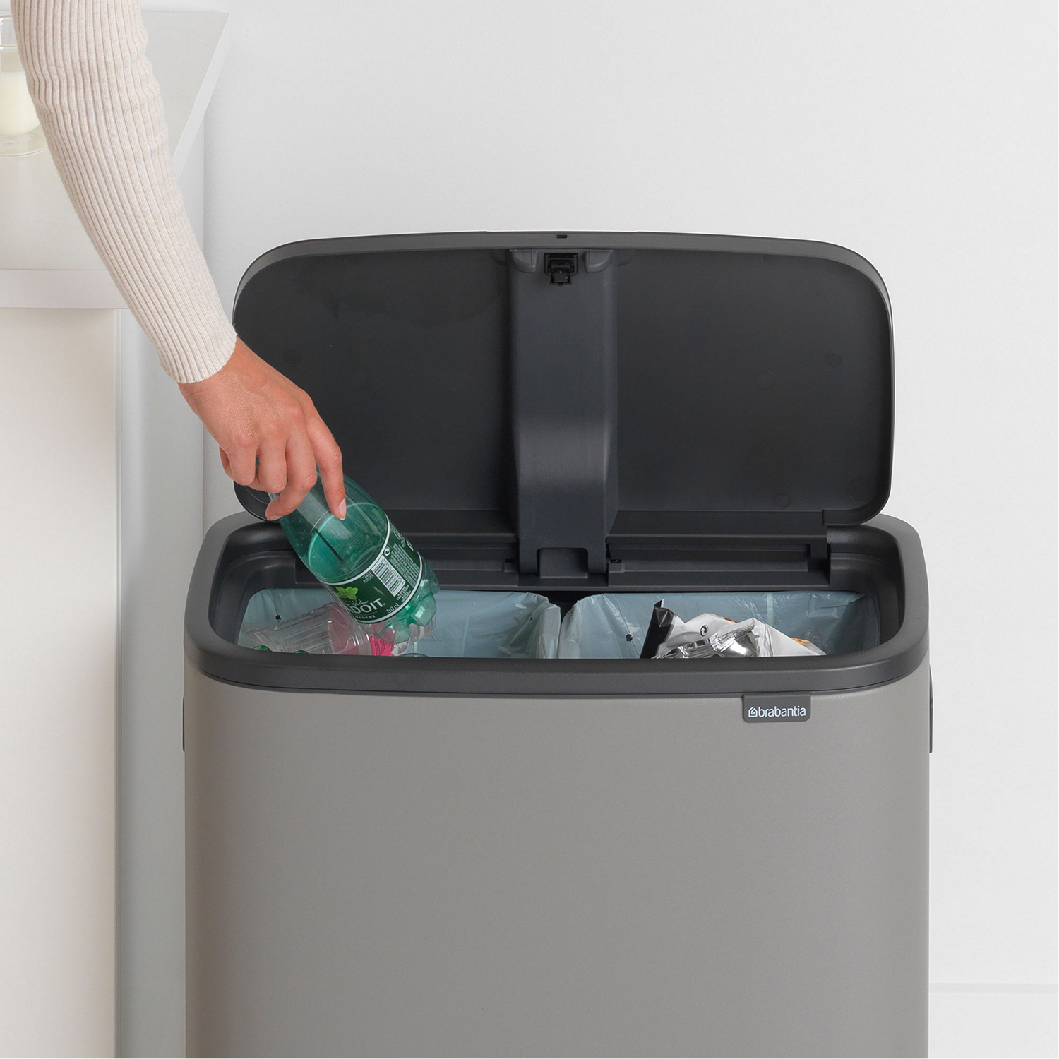 Bo Touch Bin with Two Inner Buckets