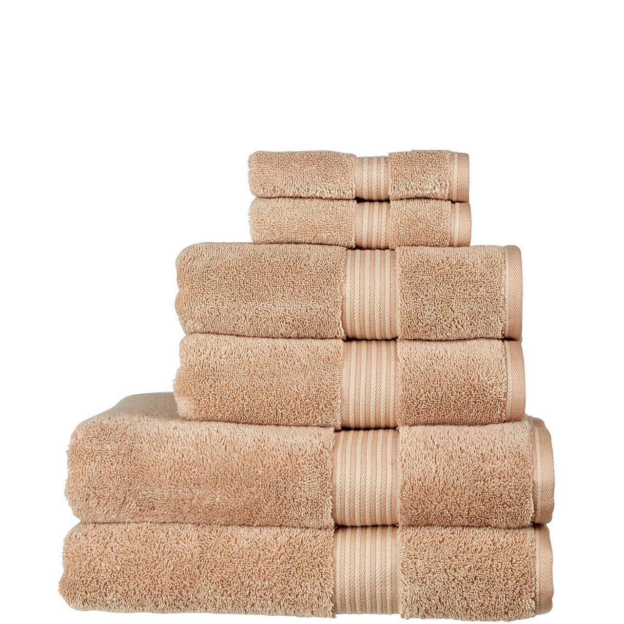 Hasen Hotel Luxury Bath Towel 6-Pack Set  100% Pure Cotton, Spa Quality  Absorbent, 1 - Baker's