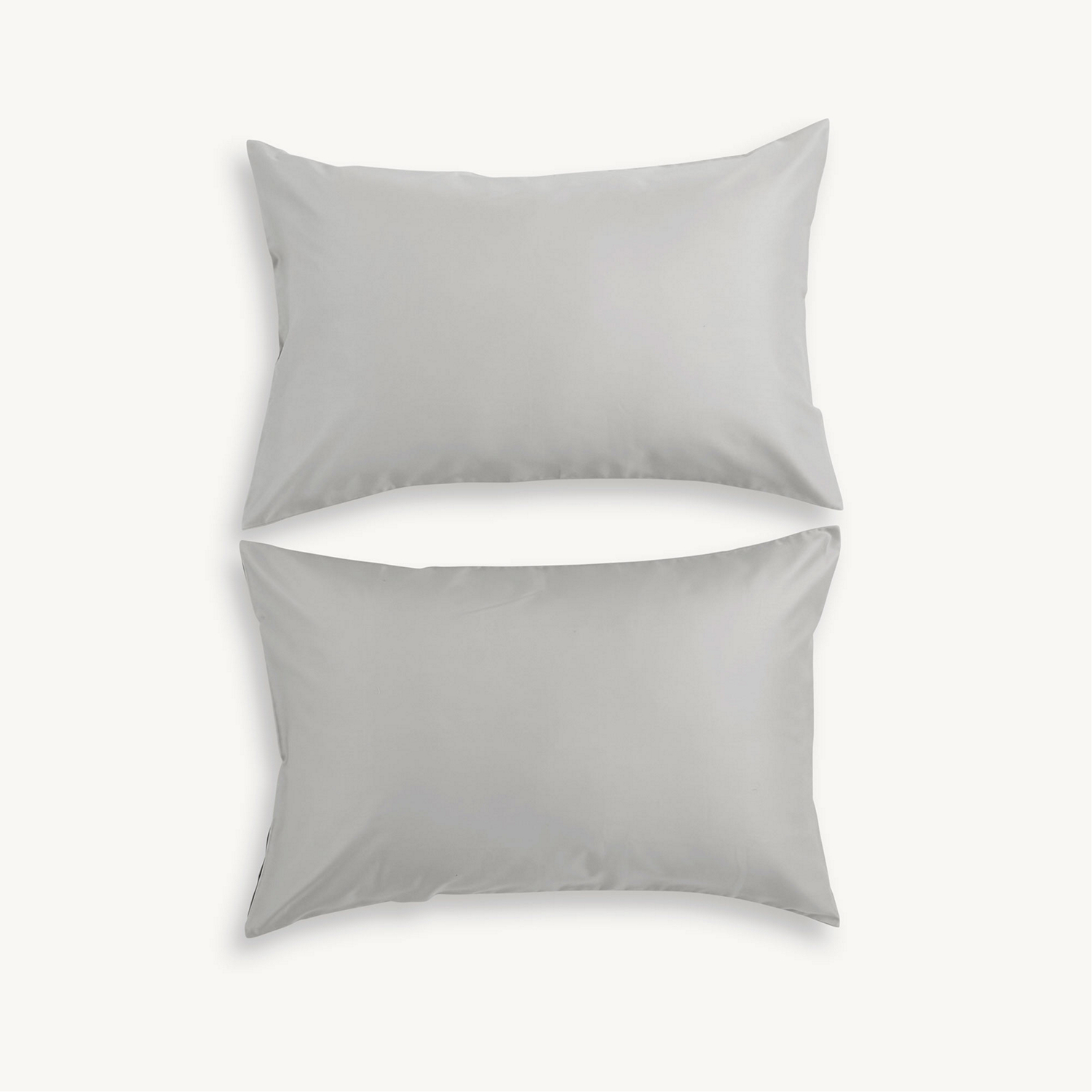 400 Thread Count Sateen Standard Pillowcase Pair Platinum