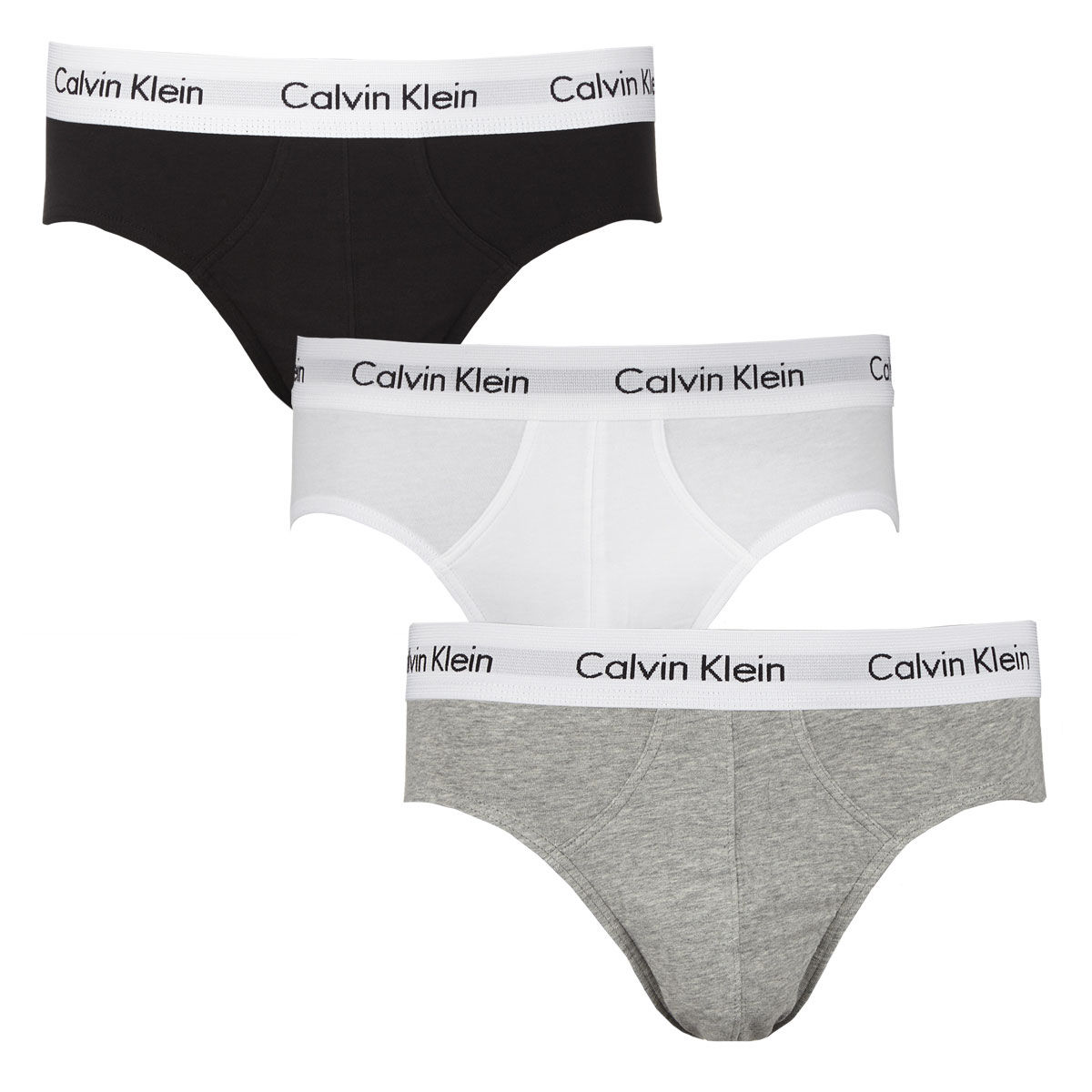 3-pack logo wide cotton panties with logo