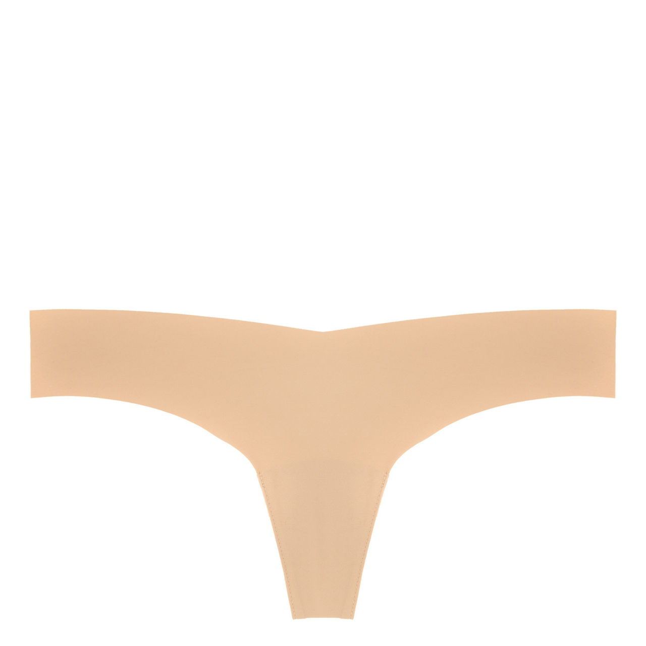 Fashionkilla seamless thong in tan