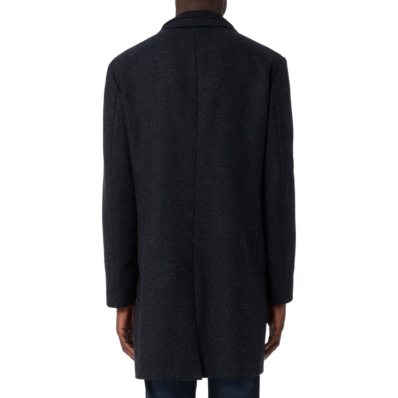 CROMBIE wool chesterfield coat made in England, men's size M /eaa514152