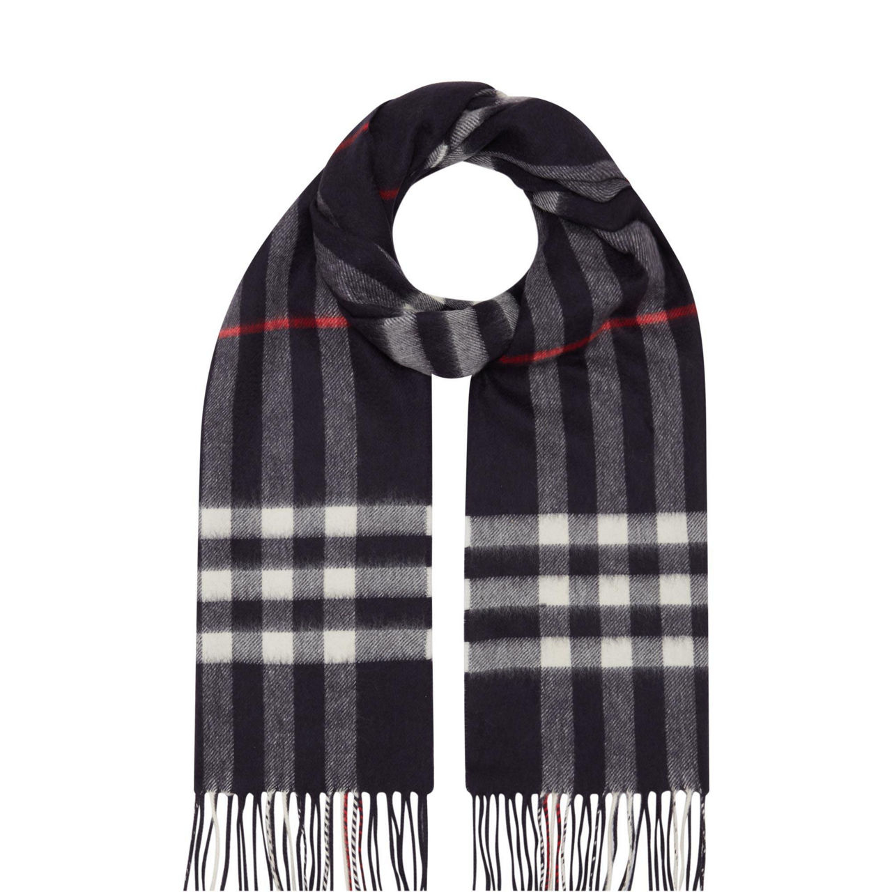 Burberry grey check deals scarf