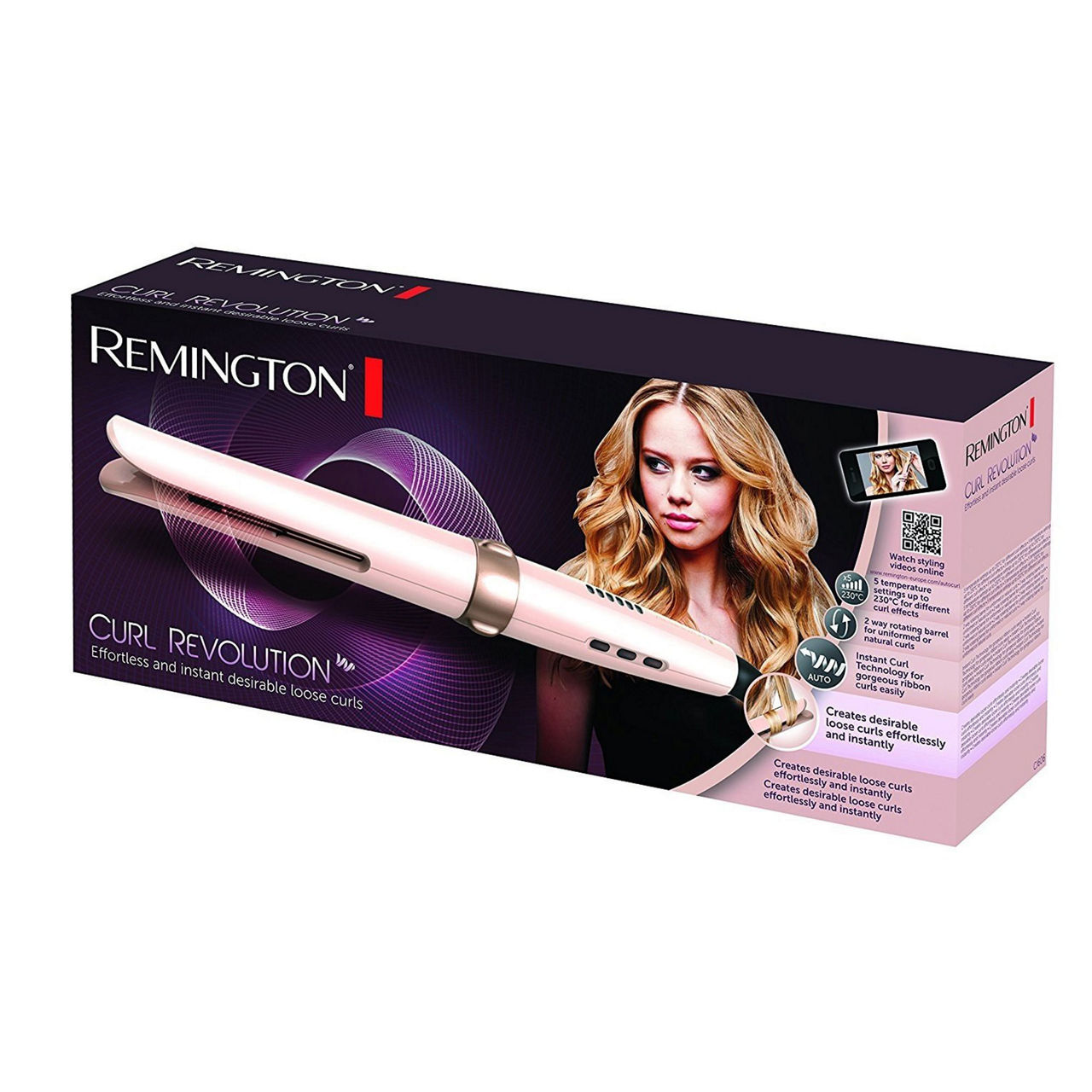 Automatic hair curler remington best sale