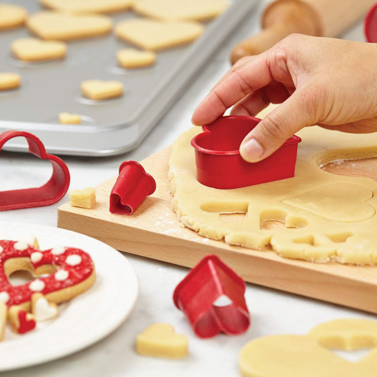 Hearts Cutters 7 Piece Set
