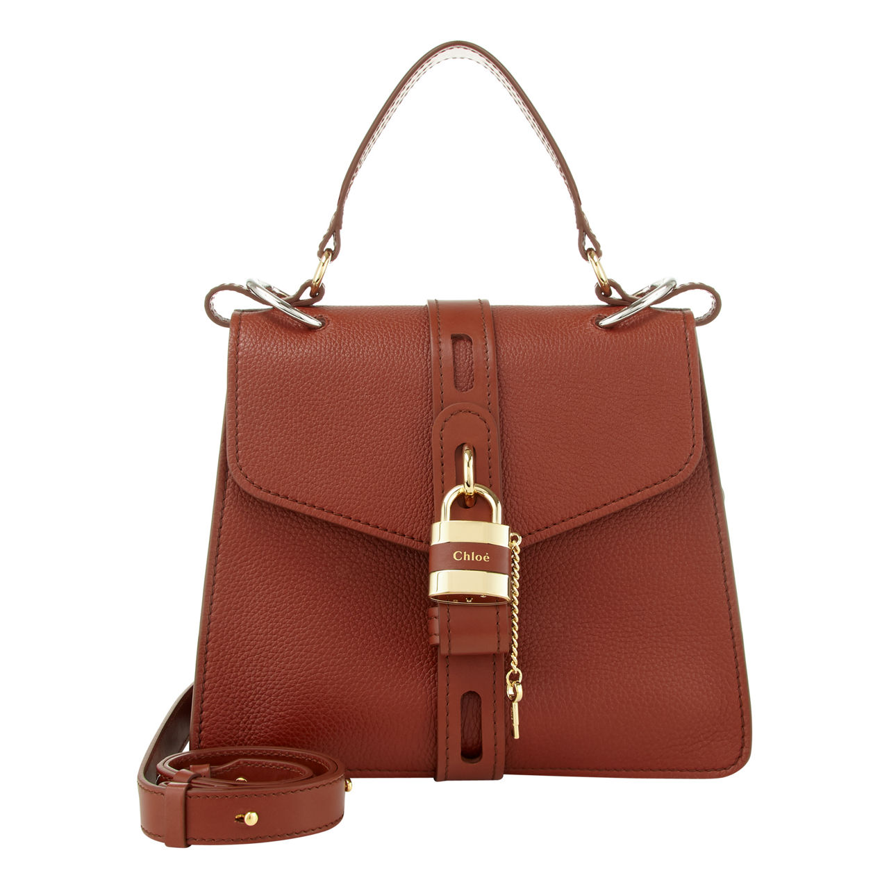 CHLOE Aby Small Shoulder Padlock Bag