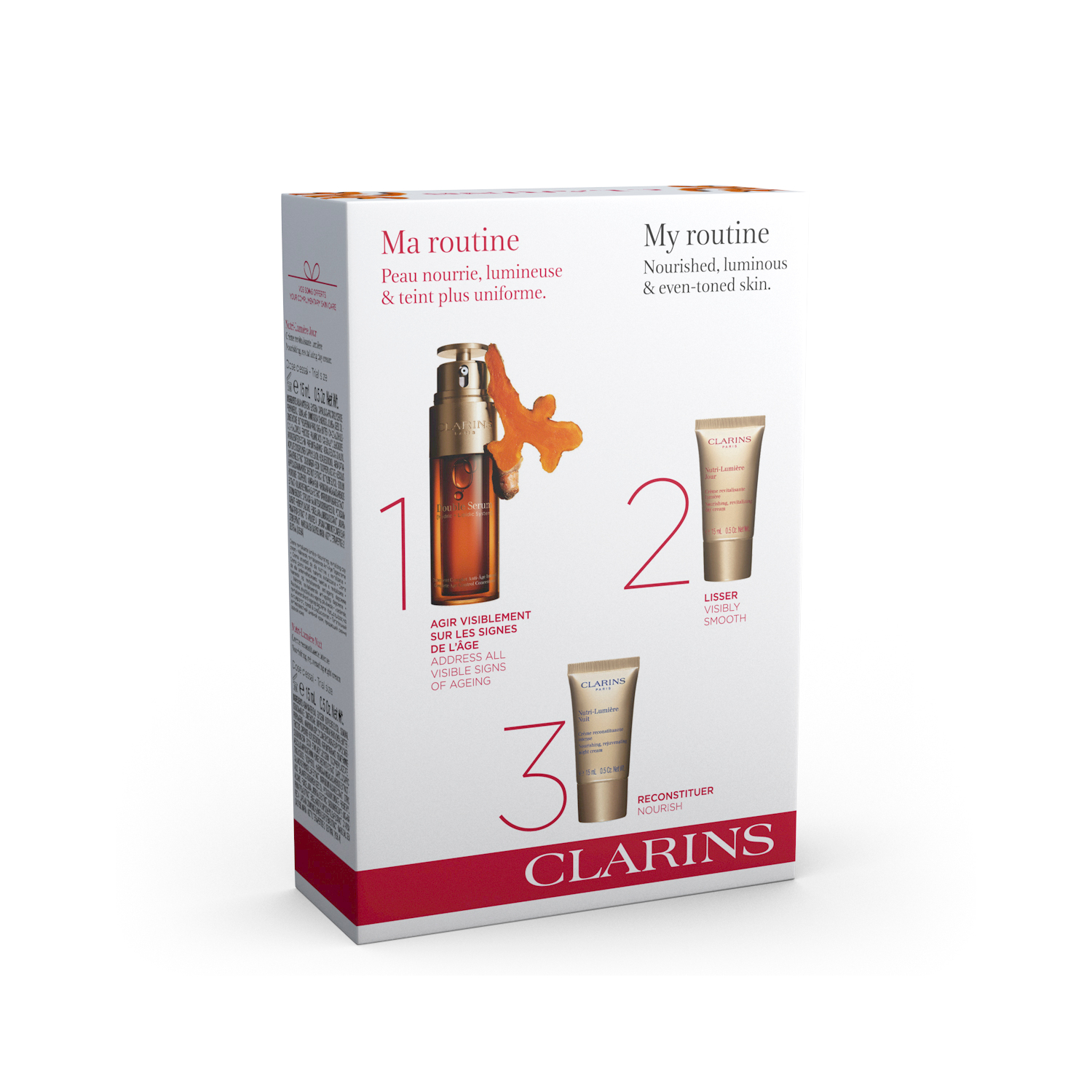 Clarins Double Serum & Nutri Lumiere Loyalty Value Pack